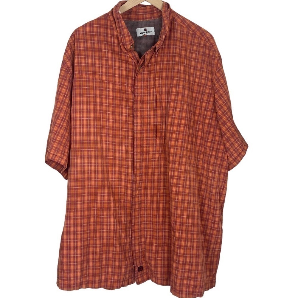 Woolrich‎ short sleeve button down shirt size 3X